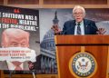 Bernie Sanders crashes Schumer news conference, criticizes Democratic Party leadership